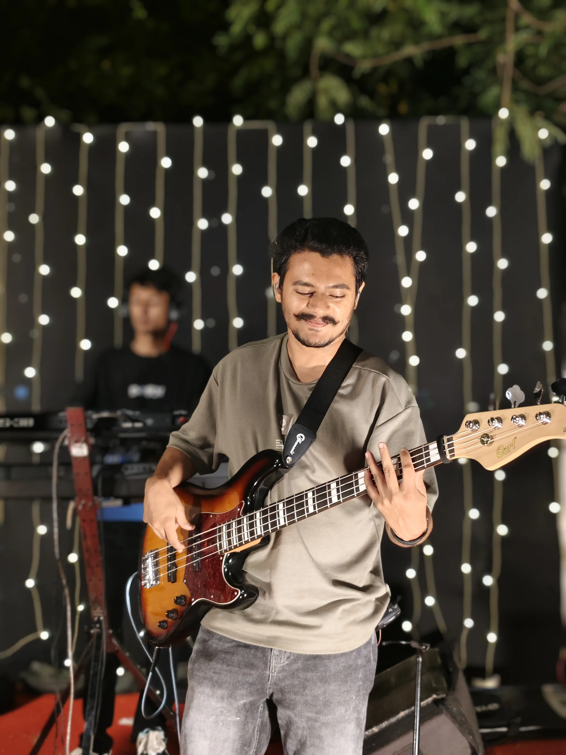 Jay Patel on bass