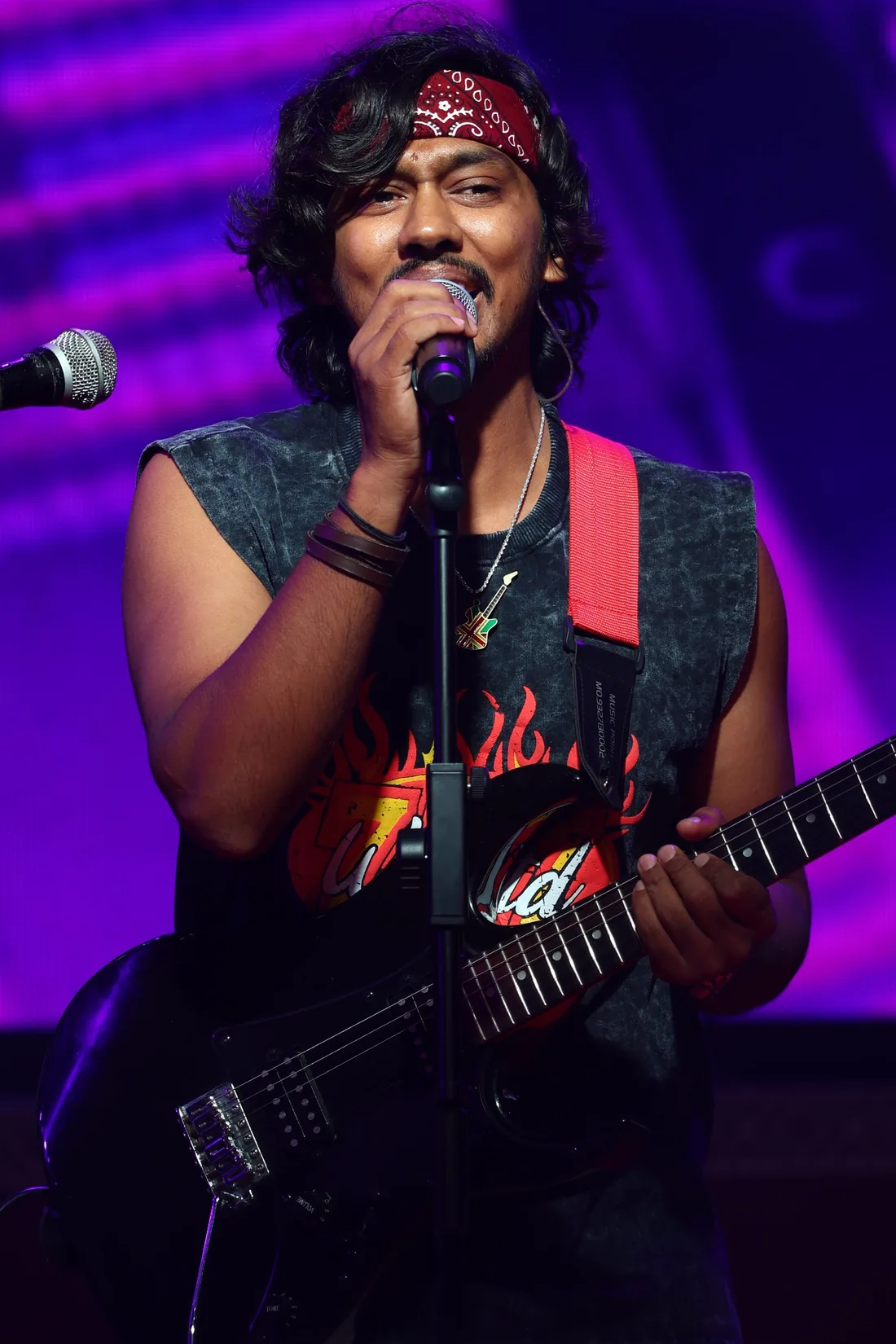 Rajat Lad on lead vocals and guitar